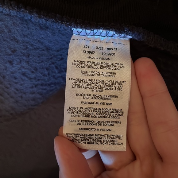 Women’s Columbia full zip Sherpa fleece navy jacket-size small - Picture 9 of 11